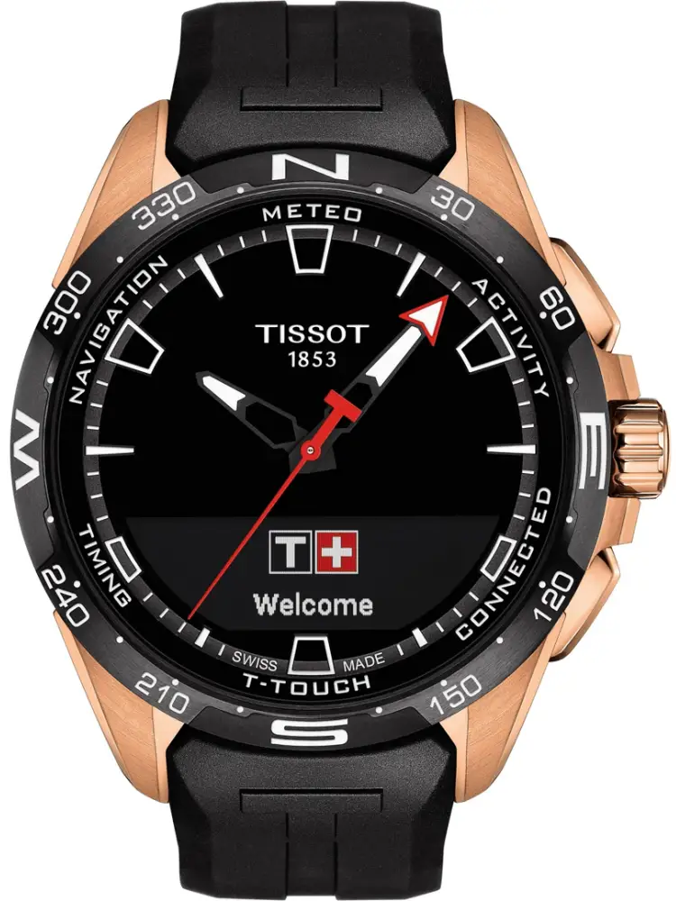 Tissot T-Touch Connect Solar Schwarz / Rosé